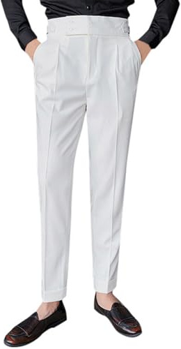 Generisch Baggy Pantaloni da jogging da uomo, con tubo dritto, allacciatura larga, casual, sensazione drappeggiata, pantaloni da uomo