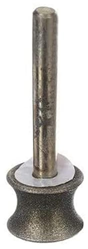 6 mm skaft diamantslipskiva | 150 korn elektropläterad smärgel, 20 mm ytterdiameter, flera bredder 2-12 mm(12mm)