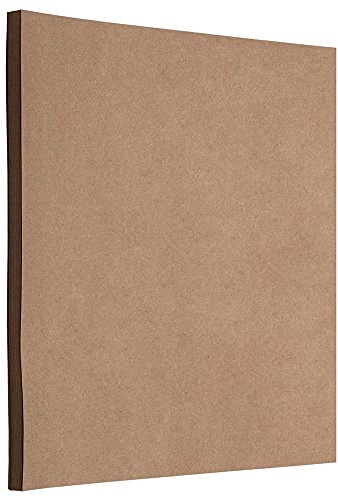 JAM PAPER Matte 28lb Paper - 105 gsm - 8.5 x 11 - Brown Kraft - 50 Sheets/Pack