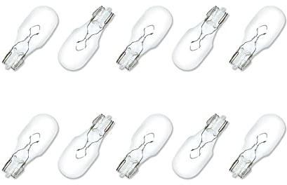 Technical Precision - Replacement Bulbs for Kichler Lighting 10574CLR by Technical Precision - 18W 12V Xenon Bulb - T5 Wedge Base Landscape Light Bulbs - 2800K Warm White - 10 Pack