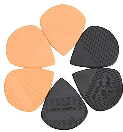 10 Stücke Rutschfeste Gitarren Plektrum, 1,2mm / 0,96mm Einzigartige Gitarre Zubehörteil für Folk-Gitarre