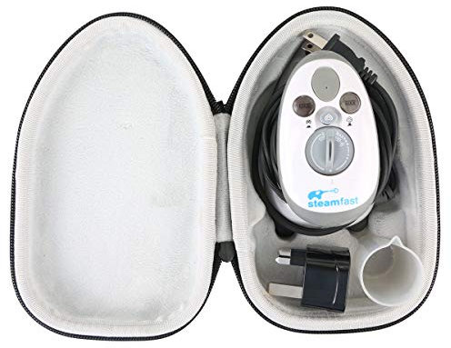 Khanka Hart Tasche case für Prym Mini Dampf Bügeleisen Reisebügeleisen Kleines Leichtes Dampf Bügeleisen.Passend für EU-Stecker.(Große-mit Fach)