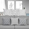 Alishomtll 6er Set Kissenbezug 45 x 45 cm Outdoor Kissenbezüge Zierkissenbezug Deko Kissenhüllen für Couch Zimmer Polyester, Grau