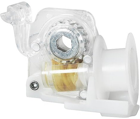 ZZLZX Tilt Mechanism for Hexagonal Rod Horizontal Blinds with Transparent Thin Line and Curtain Accessories