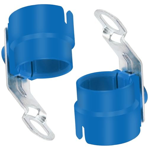 GUOSIYAO Portaspina per Rimorchio Spina per Rimorchio 2Pcs da 7 a 13 Pin Supporto per Presa per Rimorchio Universale Accessorio Adattatore Connettore Rimorchio per Roulotte Camper (Blu)