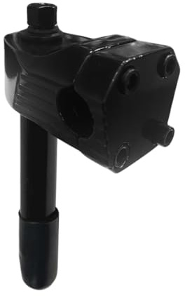 ECOVELO ATTACCO MANUBRIO BICI 22,2 mm PIANTONE BMX/FREESTYLE alluminio nero regolabile compatibile