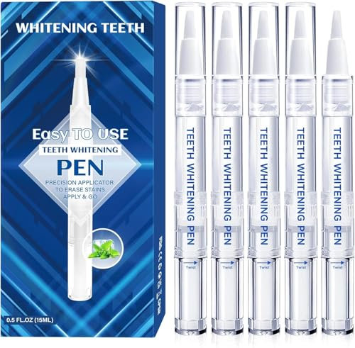 Zahnaufhellung Bleaching Stift | Teeth Whitening Pen: Zahnaufhellungsstift - Zähne Aufhellen | Bleaching Zähne, Sicher für empfindliche Zähne, Zahnverfärbungen effektiv entfernen