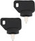 VGOL Lot de 2 clés d'allumage pour tondeuse à gazon - Pièce de rechange 63-8360 - Compatible avec les tracteurs Toro et souffleuse à neige
