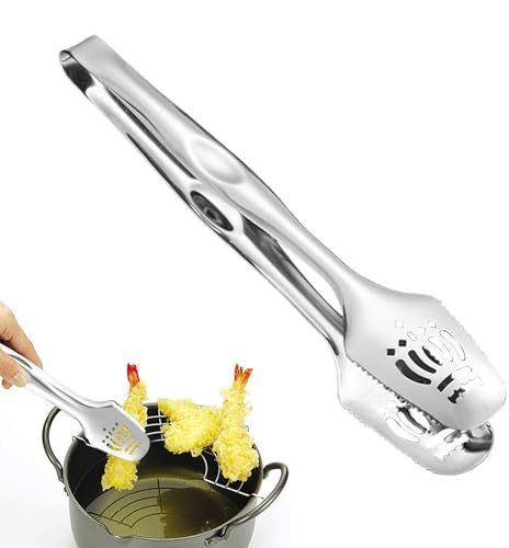 Pinzas de comida de acero inoxidable, pinzas para cocina,Pinzas para barbacoa para familias pesadas | Herramienta de cocción a bordo derrado para celebraciones de boda, uso diario, fiestas, té de la