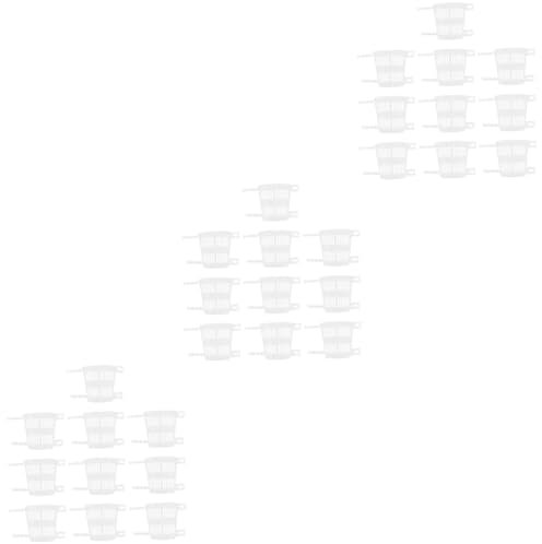 Hemobllo 30pezzi Vasi Controllo Trasparenti Per Fioriere Per Giardinaggio Breathing e Infiltrazione Per Ottimale