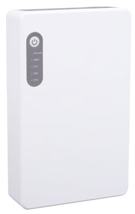Zhjvihx Batterie de Secours Mini UPS, Alimentation sans Interruption 10 400 MAh, Grande capacité avec Protection Contre Les Courts-Circuits, pour Routeur, Modem, Caméra de sécurité, (Prise UE)