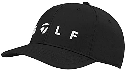 TaylorMade Men's Tm Golf Logo Cap, Black, One Size UK