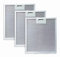 Amazinpure 3X Aluminum Cooker Hood Filter 267 x 305 x 9 mm Compatible avec Elica GRI009219 Ariston C00280008 AEG 405509917 Bauknecht 48200031 Juno Electrolux