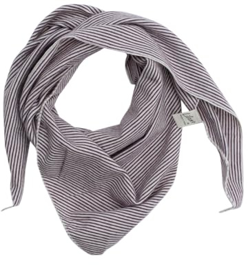 Lilano, Foulard triangolare per bambini/neonati, 70% lana (kbT), 30% seta, 210 g/m², bacca/natura, 110x50cm