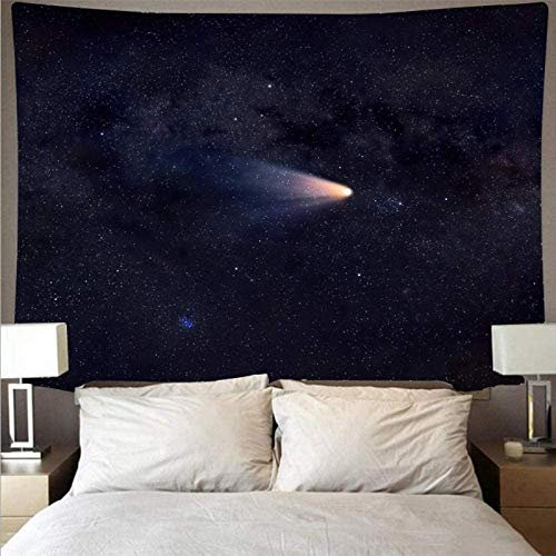 AdoDecor Tapisserie Universum Sternenhimmel Wandbehang Strandtuch Mandala Wandteppiche Dünne Yogadecke Wandverkleidung 150x100cm