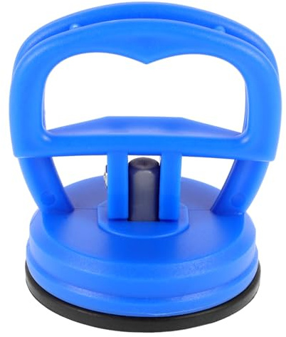 Zerodeko Kit Extractor De Abolladuras Pequeño 5.7 Cm Ventosa Azul para Reparación De Carrocería Automóvil Portátil Fácil De Usar Herramientas Reparar