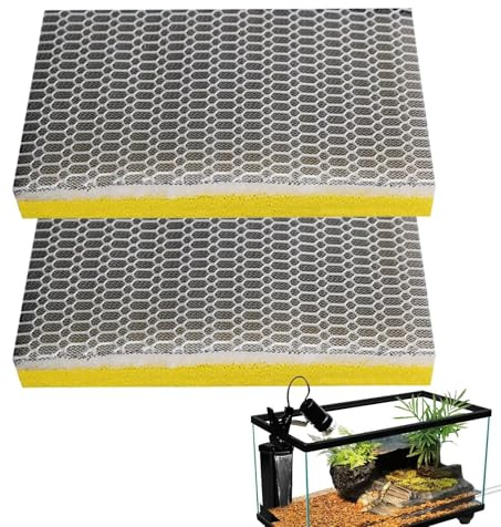 Esponja filtrante para acuarios, 2 soportes filtrantes para peces, rollo de filtro recortable, accesorios para acuarios marinos, estanques, tortugas y plantas