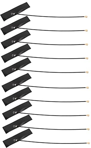 Gonetre 10PCS NZ4GFPC010 868M 915M 2G 3G LTE 4G NBIOT Antenna 5dBi FPC Internal Omnidirectional High Gain Antenna for Signal Stabilization and Gain in IoT Devices RG1.13 Wire IPEX