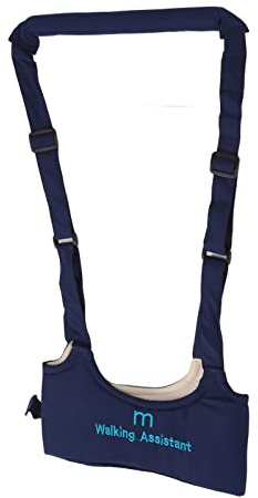 Yinhing Imbracatura Passeggio per Bambini, Aiutante per Imparare a Camminare, Delicata Sulla Pelle, Multifunzionale, Allevia la Schiena (blu scuro)