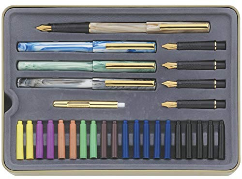 STAEDTLER calligraphy pen set, ideal for all skill levels, 899 SM5, Assorted, 33 Piece Set