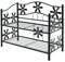 Mendler Regal Metall Bücherregal Schuhregal Standregal Genf - 2 Böden, Höhe 50cm