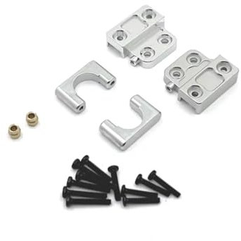 YONMFRDS RC Car DIY Parts For MN For MN82 LC79 For MN78 1/12 Rear Axle For Spring Plate Fixing Part Rc Model Crawler Car Truck For Buggy Accessories Upgrade Parts(Silver)