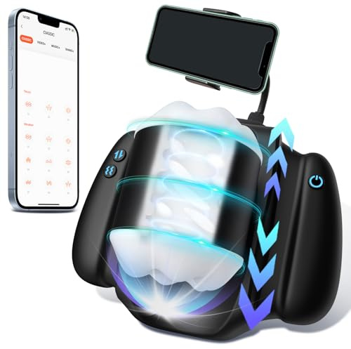 Masturvatore per Uomo Sex Toys, Masturbatore Maschile Vibratore per Uomo Professionale, Masturbatore per Pene Automatico con 9 Modi di Vibrazione, Masturbazione Maschile Toys Sessuali per Uomini