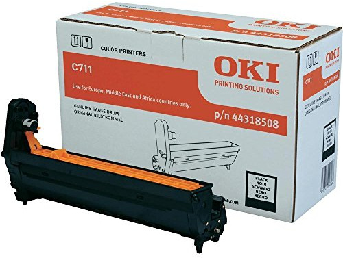 OKI C711 laser trumenhet sida liv 20 000 pp svart ref 44318508