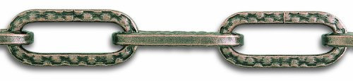 Chapuis LVBL41 Cadena para lámpara - Alambre de acero repujado con acabado de bronce - 32 kg - Diámetro 4 mm - Largo 1,5 m