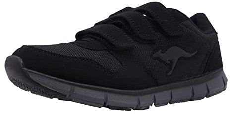 KangaROOS Damen K-bluerun 701 B Sneaker, Black Dark Grey 0522, 44 EU