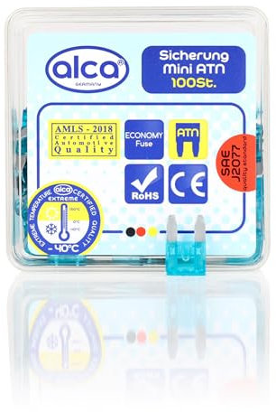 Mini-Sicherungen 15A, 100 St. Economy Box