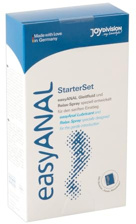 JOYDIVISION easyANAL Gleitfluid 30+80 ml SET langanhaltendes Gleitmittel Für Sie & Ihn l Gleitfluid Für Latex-Kondome geeignet | Fluid Ph-optimiert