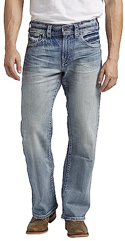 Silver Jeans Co. Men's Gordie Loose Fit Straight Leg Jeans