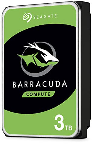 Seagate Barracuda ST3000DM007 Interne Festplatte (3,5 Zoll / 8,9 cm), SATA3 (erneuert)