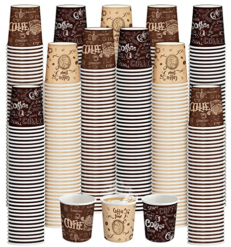 Dingion 900 Pack 4oz Small Disposable Espresso Coffee Cups Hot Cold Drinking Paper Cups for Home, Office, Cafe, Restaurant, Travel, Party, Picnic, Travel and Events