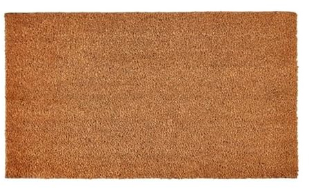 Groundsman Natural Coco Coir Door Mat (50cm x 80cm) (Brown)