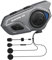 WAYXIN X2 Intercom de moto, système d'interphone intégré, casque Bluetooth pour moto jusqu'à 4 motos, avec pièces Hi-Fi, musique, radio FM, assistant vocal AI, étanche IP67