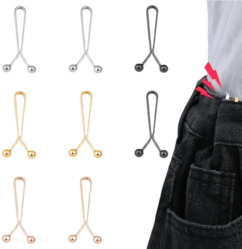 8 Stück Hose Enger Machen Clip,Für Jeans Kein Nähen Jean Rock T Shirts