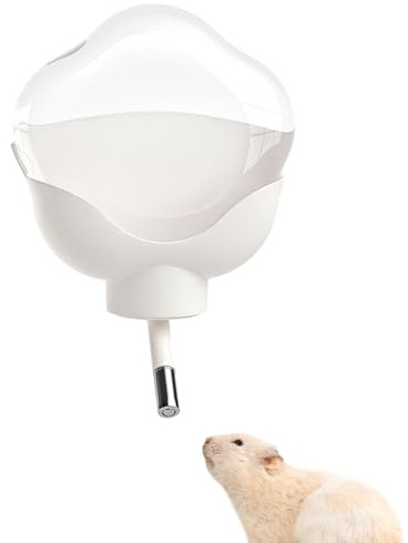 Beverino per Criceti | Antigoccia Trasparente da 500Ml per Bere | Bevitore per Piccoli Animali,Per Idratazione Routine Gabbia Alimentazione Casa Piccoli Animali Viaggio