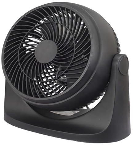 Ventilador de Mesa 8 y 10 Pulgadas, 35W-45W, 3 Velocidades, Cabezal Inclinable, Rejilla Protectora, Potente para Hogar, Oficina, Ventilador Potente, Silencioso, Inclinación de 90° (10 Pulgadas)
