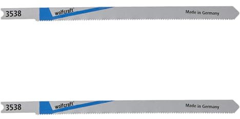 wolfcraft Hoja de sierra de calar HSS, vástago en U I 3538000