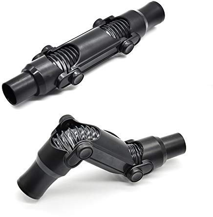 EZ SPARES Vacuum Cleaner Attachment,Multi-Angle Locking Brush with Angle Fixer, High-Reach Dusting Tool for Ceiling Fans, Vents, High Places & Tight Spots, Compatible with Most Brands,Adapter Included