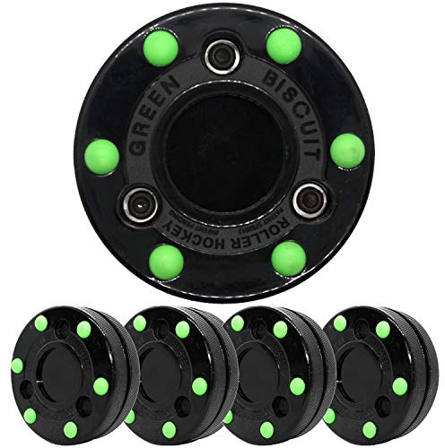 Green Biscuit Roller Pack - Inline/Off-Ice/Street Hockey Training Pucks