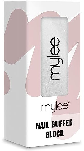 Mylee Nail Buffer, Trattamento Professionale per Manicure, Blocco Levigante per Unghie Gel Semipermanenti, Finte, Acriliche e Naturali, Acrilico, Blocco Lucida Unghie