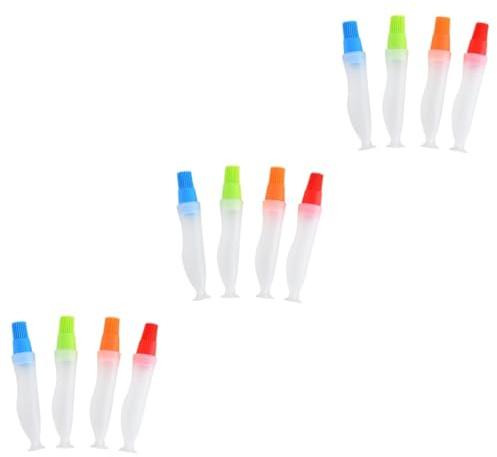 YARNOW 12piezas Cepillo De Multifuncional De Alimenticio Para Cocina Barbacoa y Hornear Kit Portátil Mixtos