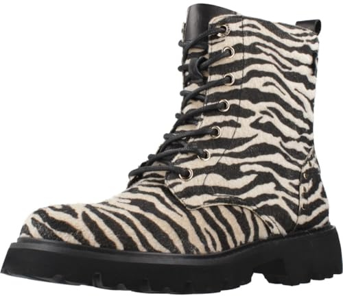 Carmela - Bottines Femme Zèbre - Chaussures confortables et polyvalentes - Mode décontractée - Modèle 16266502 (Taille36)