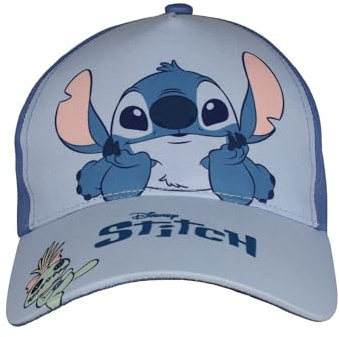 Disney Lilo & Stitch keps för flickor – barnkeps, baseballkeps, justerbar blå