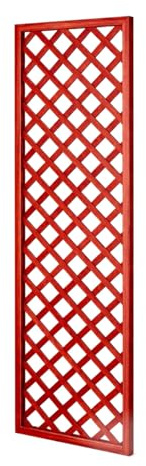Traliccio In Legno Di Pino Impregnato Pannello Divisorio Griglia Decorativa Per Giardino Balcone E Terrazza Supporto Per Piante Rampicanti Privacy Outdoor 60 x 180 Cm Legno Scuro