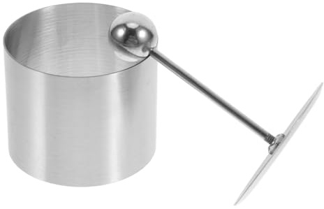 HOMSFOU Anelli per Dolci in Acciaio Inossidabile Utensile da Cucina Rotondo Ideale per Piatti Freddi e Decorazioni