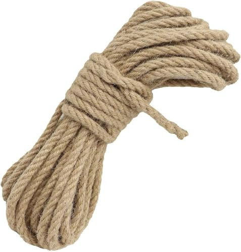 KuTi Kai Corde en chanvre naturelle et solide en jute - Multi-usage - Corde en sisal